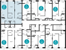 Продается 3-комнатная квартира ЖК 1799, литера 2.3, 90.51  м², 14581161 рублей