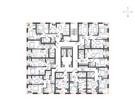 Продается 3-комнатная квартира ЖК Темп, дом 2, 79.66  м², 8059825 рублей