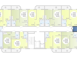 Продается 2-комнатная квартира ЖК Суворовский, литера 7, 44.88  м², 5345208 рублей