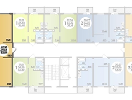 Продается 3-комнатная квартира ЖК Суворовский, литера 1, 83.04  м², 8519904 рублей