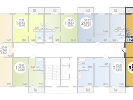 Продается 3-комнатная квартира ЖК Суворовский, литера 1, 82.58  м², 8183678 рублей