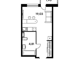 Продается Студия ЖК Малина Парк, дом 1, 25.49  м², 3730000 рублей