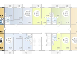 Продается 3-комнатная квартира ЖК Суворовский, литера 5, 81.79  м², 8844121 рублей