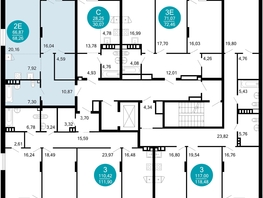 Продается 2-комнатная квартира ЖК 1799, литера 2.3, 68.26  м², 12013760 рублей