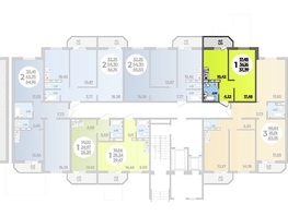 Продается 1-комнатная квартира ЖК Суворовский, литера 23, 37.39  м², 4228809 рублей