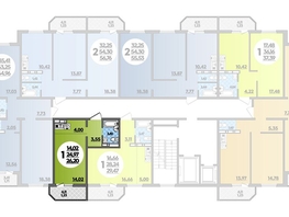 Продается Студия ЖК Суворовский, литера 23, 26.2  м², 3592020 рублей