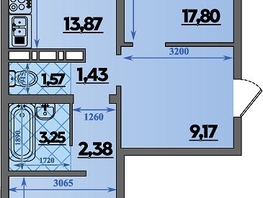 Продается 2-комнатная квартира ЖК Суворовский, литера 6, 64.53 м², 7453215 рублей