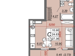 Продается Студия ЖК Frame (Фрейм), 11В, 27.45  м², 4872375 рублей
