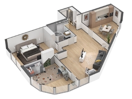 Продается Апартамент АК Скай Плаза, 5.0, 241.3  м&sup2;, 120650000 рублей