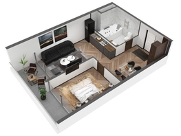 Продается Апартамент АК Скай Плаза, 4.0, 61.8  м&sup2;, 30900000 рублей
