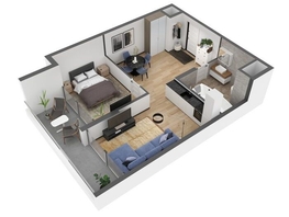 Продается Апартамент АК Скай Плаза, 4.0, 55.5  м&sup2;, 33300000 рублей