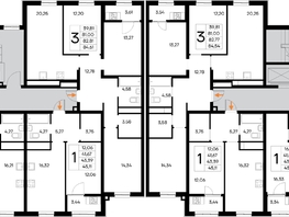 Продается 3-комнатная квартира ЖК Новый Судак, 1 этап, 84.54  м&sup2;, 16485300 рублей