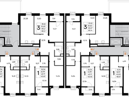 Продается 1-комнатная квартира ЖК Новый Судак, 1 этап, 45.47  м&sup2;, 9503230 рублей
