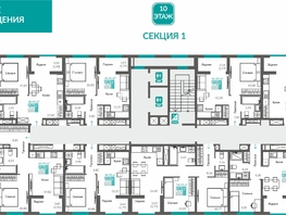 Продается 1-комнатная квартира ЖК Видный, 34.5  м&sup2;, 8538750 рублей