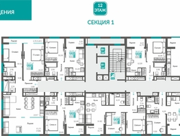 Продается 2-комнатная квартира ЖК Видный, 52.36  м&sup2;, 11147968 рублей