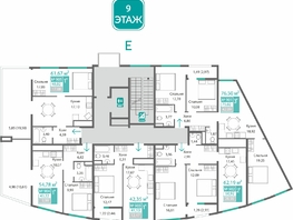 Продается 3-комнатная квартира ЖК Барбарис, 75.02  м&sup2;, 9752600 рублей