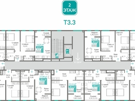 Продается 2-комнатная квартира ЖК Благо, 54.49  м&sup2;, 8200333 рублей