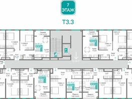 Продается 2-комнатная квартира ЖК Благо, 54.22  м&sup2;, 8339485 рублей