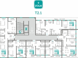 Продается 2-комнатная квартира ЖК Благо, 70.11  м&sup2;, 10524284 рублей