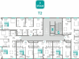 Продается 2-комнатная квартира ЖК Благо, 62.64  м&sup2;, 9158952 рублей