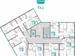 Продается 2-комнатная квартира ЖК Благо, 64.87  м&sup2;, 9599269 рублей