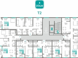 Продается 2-комнатная квартира ЖК Благо, 60.88  м&sup2;, 8970991 рублей