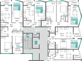 Продается 2-комнатная квартира ЖК Подсолнух, 64.77  м&sup2;, 9836179 рублей