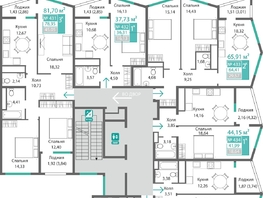 Продается 1-комнатная квартира ЖК Подсолнух, 36.31  м&sup2;, 6574252 рублей