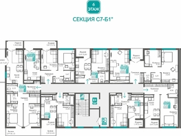 Продается 2-комнатная квартира ЖК Абрикос - 2, 66.25  м&sup2;, 10384489 рублей