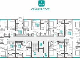 Продается 3-комнатная квартира ЖК Абрикос - 2, 75.93  м&sup2;, 11161710 рублей