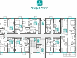 Продается 3-комнатная квартира ЖК Абрикос - 2, 82.02  м&sup2;, 12056940 рублей
