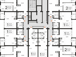 Продается 2-комнатная квартира ЖК Ай-Петри, 70.87  м&sup2;, 19515118 рублей