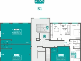 Продается 3-комнатная квартира ЖК Прополис, 69.59  м&sup2;, 8698750 рублей