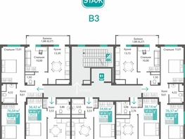 Продается 1-комнатная квартира ЖК Прополис, 34.22  м&sup2;, 5363313 рублей