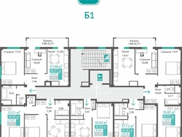 Продается 1-комнатная квартира ЖК Прополис, 32.5  м&sup2;, 5134035 рублей