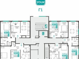 Продается 2-комнатная квартира ЖК Прополис, 50.03  м&sup2;, 7467655 рублей