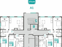 Продается 2-комнатная квартира ЖК Прополис, 69.54  м&sup2;, 8692500 рублей