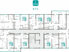 Продается 2-комнатная квартира ЖК Горизонты 1, 65.04  м&sup2;, 9676879 рублей