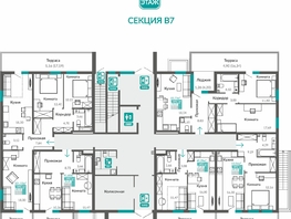 Продается 2-комнатная квартира ЖК Горизонты 1, 71.37  м&sup2;, 9747572 рублей