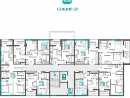 Продается 2-комнатная квартира ЖК Горизонты 1, 70.41  м&sup2;, 9805015 рублей