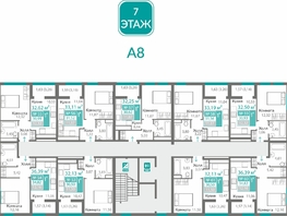 Продается 1-комнатная квартира ЖК Горизонты 2 , 34.82  м&sup2;, 6093500 рублей