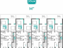 Продается 2-комнатная квартира ЖК Горизонты 2 , 69.43  м&sup2;, 9720200 рублей