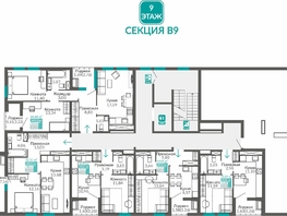 Продается 1-комнатная квартира ЖК Горизонты 3, 48.53  м&sup2;, 7371707 рублей