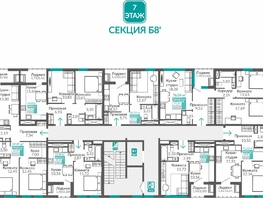 Продается 2-комнатная квартира ЖК Горизонты 3, 64.09  м&sup2;, 9164870 рублей