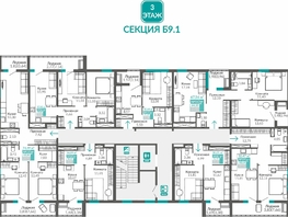 Продается 2-комнатная квартира ЖК Горизонты 3, 64.1  м&sup2;, 9166300 рублей