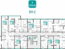 Продается 2-комнатная квартира ЖК Горизонты 2 , 68.58  м&sup2;, 9601200 рублей