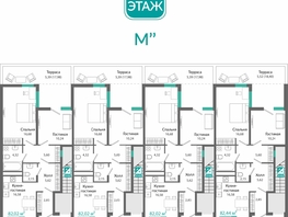 Продается 2-комнатная квартира ЖК Горизонты 2 , 69.56  м&sup2;, 10038400 рублей