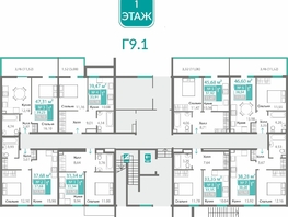 Продается 1-комнатная квартира ЖК Горизонты 2 , 35.91  м&sup2;, 5386500 рублей