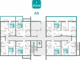 Продается 1-комнатная квартира ЖК Горизонты 2 , 38.26  м&sup2;, 5739000 рублей