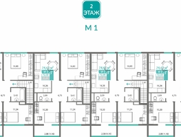 Продается 3-комнатная квартира ЖК Горизонты 1, 72.39  м&sup2;, 10982193 рублей